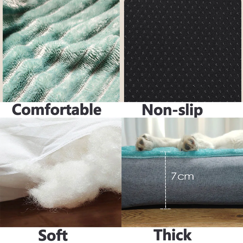 Verdickte Weiche Haustierbett, Hundebett, Superweiche Katzenbettmatratze, Winter, Warme, Bequeme Schlafmatte Für Katzen, Hunde, Plüsch-Katzenmatte, Haus Verdickte Weiche Haustierbett, Hundebett, Superweiche Katzenbettmatratze, Winter, Warme, Bequeme Schlafmatte Für Katzen, Hunde, Plüsch-Katzenmatte, Haus - Image 2