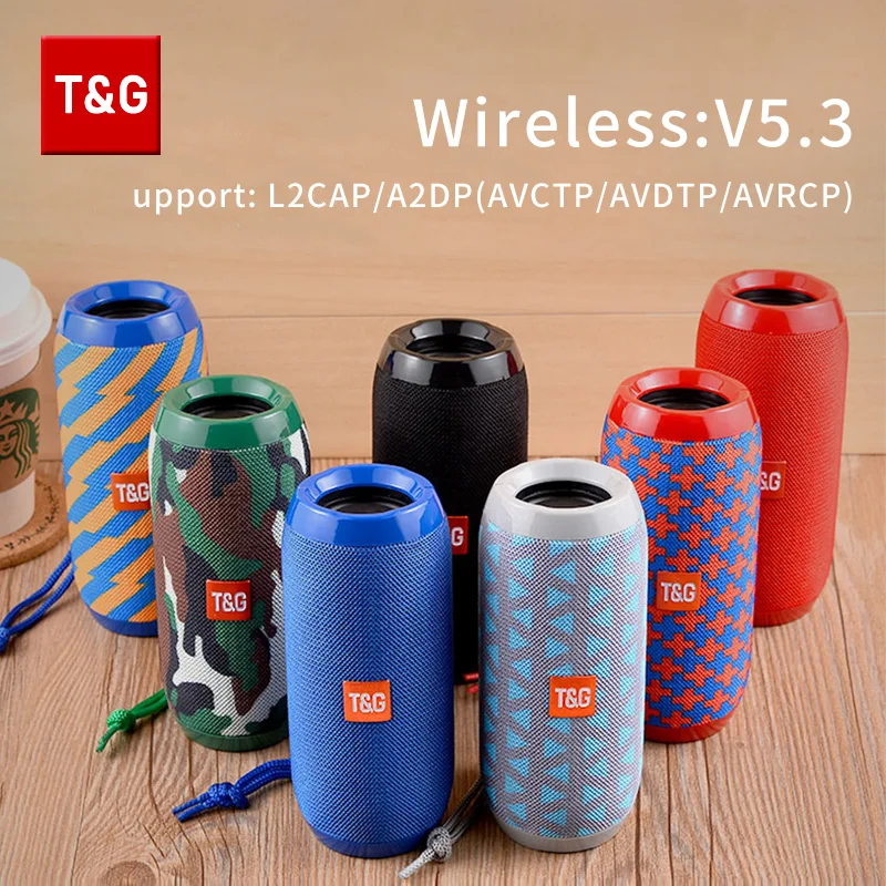T&Amp;G Tg117 Bluetooth-Lautsprecher – Tragbare Tws-Soundbox Mit Wasserdichtem Stereo-Surround-Sound, Tf-Karte &Amp; Fm-Radio Für Outdoor T&Amp;G Tg117 Bluetooth-Lautsprecher – Tragbare Tws-Soundbox Mit Wasserdichtem Stereo-Surround-Sound, Tf-Karte &Amp; Fm-Radio Für Outdoor - Image 6