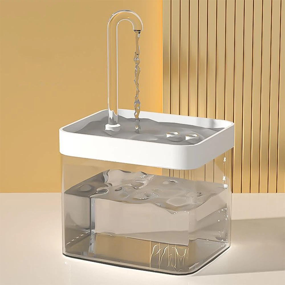 Katzen-Wasserbrunnen, Automatischer Filter, Transparenter Katzentrinker, Usb, Elektrisch, Stumm, Umlaufender Filtertrinker Für Katzen, Wasserspender Katzen-Wasserbrunnen, Automatischer Filter, Transparenter Katzentrinker, Usb, Elektrisch, Stumm, Umlaufender Filtertrinker Für Katzen, Wasserspender - Image 11