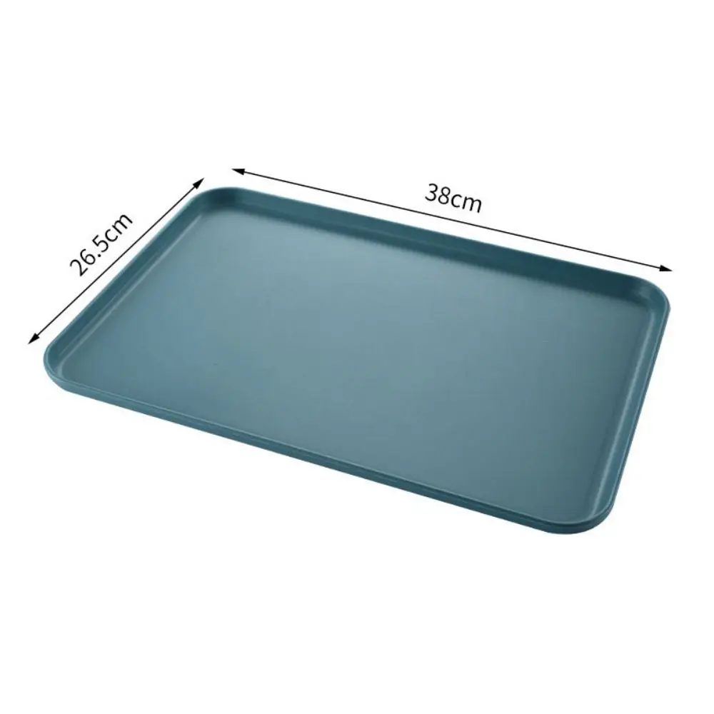 Kunststoff-Aufbewahrungstablett Aus Weizenstroh, Umweltfreundlich, Großes Fassungsvermögen, Service-Dessert-Palette, Exquisites Rechteckiges Serviertablett Für Den Schreibtisch Kunststoff-Aufbewahrungstablett Aus Weizenstroh, Umweltfreundlich, Großes Fassungsvermögen, Service-Dessert-Palette, Exquisites Rechteckiges Serviertablett Für Den Schreibtisch - Image 6