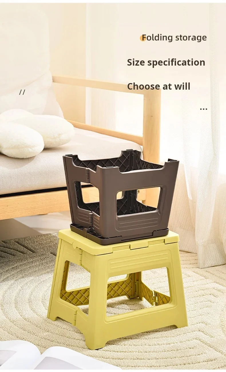 Folding Step Stool Lightweight Plastic Step Stool Foldable Step Stools Non Slip Folding Stools For Kitchen Bathroom Bedroom Folding Step Stool Lightweight Plastic Step Stool Foldable Step Stools Non Slip Folding Stools For Kitchen Bathroom Bedroom - Image 15