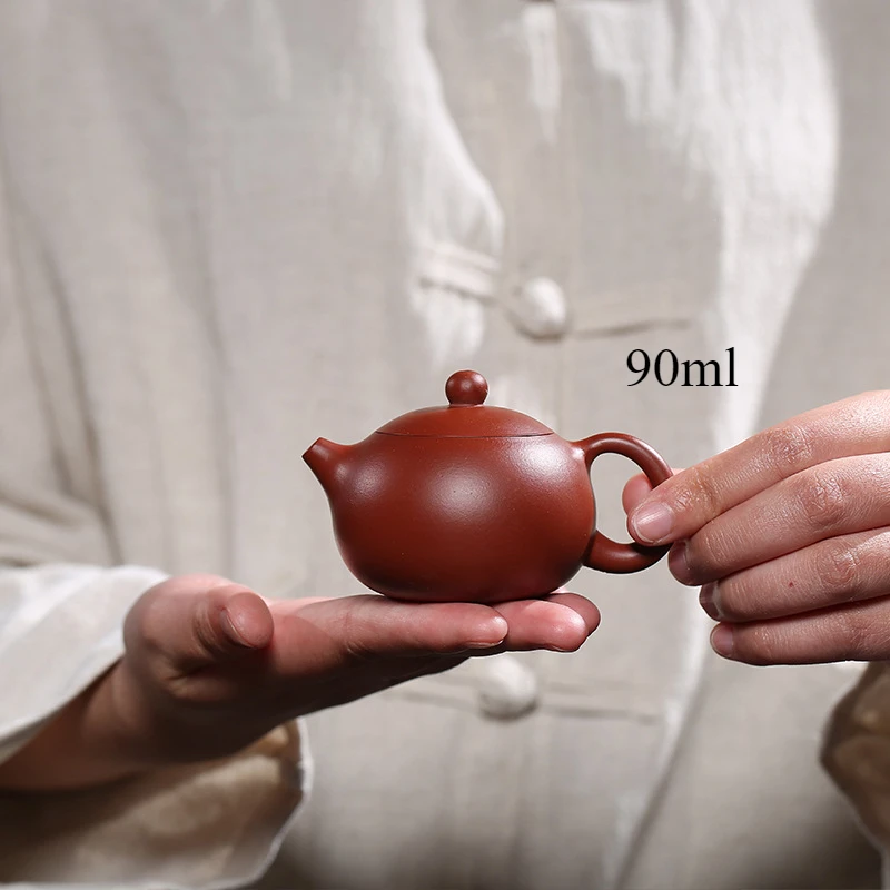 Kleine Gongfu Teekanne Aus Yixing Ton Mit Filter – Dahongpao Teekanne Für Chinesische Teezeremonien Kleine Gongfu Teekanne Aus Yixing Ton Mit Filter – Dahongpao Teekanne Für Chinesische Teezeremonien - Image 2