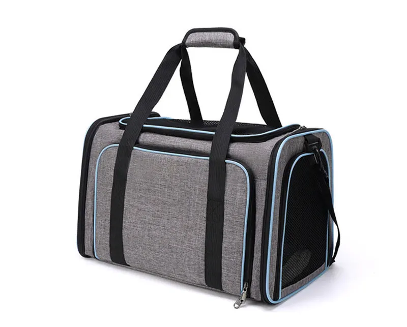 Pet Carriers Bag Portable Breathable Foldable Bag Cat Dog Carrier Bags Outgoing Outdoor Travel Pets Cats Handbag Safety Zippers Pet Carriers Bag Portable Breathable Foldable Bag Cat Dog Carrier Bags Outgoing Outdoor Travel Pets Cats Handbag Safety Zippers - Image 15