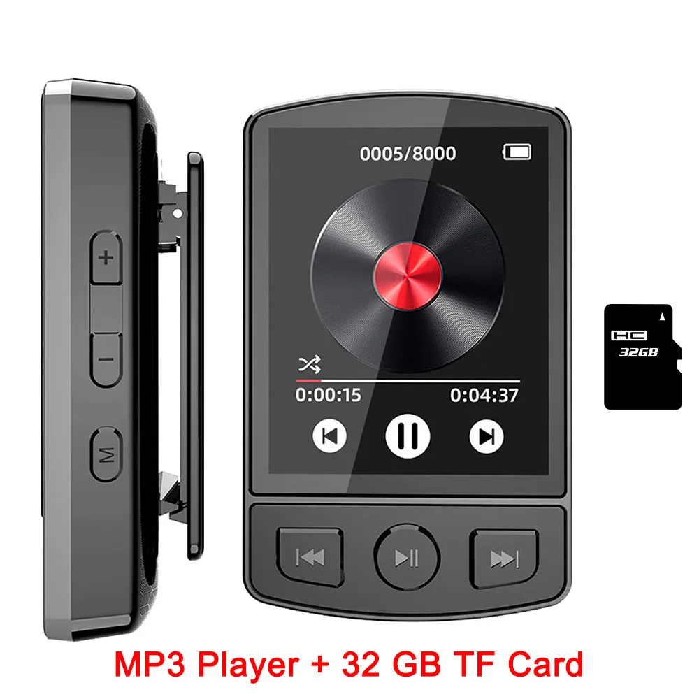 Mp3-Player Tragbarer Sport-Clip Walkman Hifi-Sound Bluetooth-Kompatibel 5.0 Student Walkman 1,8-Zoll-Bildschirm Mit Fm-Radio E-Book Mp3-Player Tragbarer Sport-Clip Walkman Hifi-Sound Bluetooth-Kompatibel 5.0 Student Walkman 1,8-Zoll-Bildschirm Mit Fm-Radio E-Book - Image 9