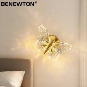 LED Butterfly Wandleuchte 360° °   Rotation Kreative Nordic Nacht Wandleuchte Flur Schlafzimmer Wohnzimmer LED Innen Luxus Beleuchtung
