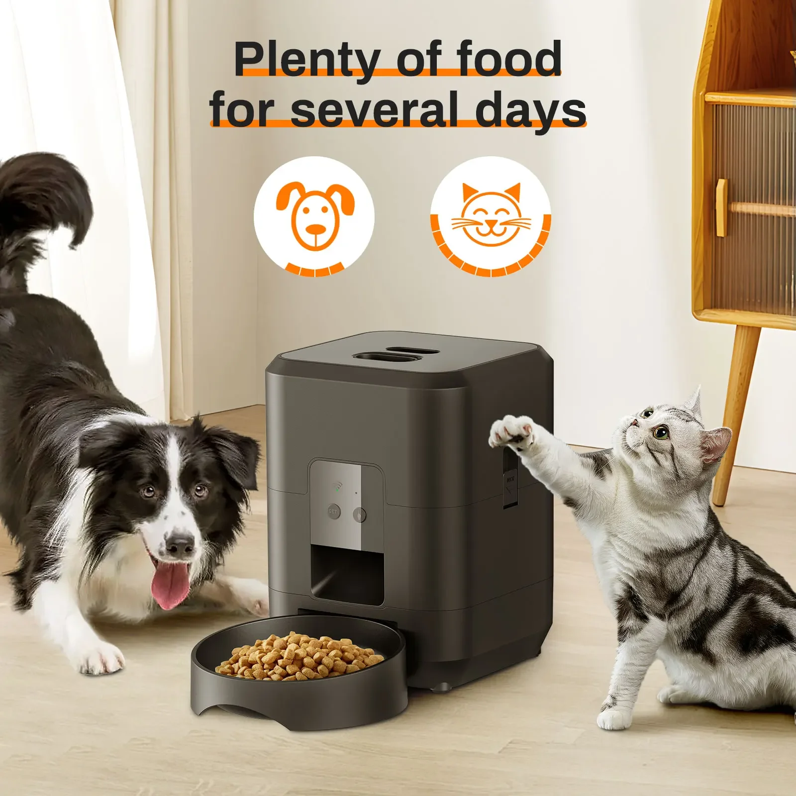 Smart Pet Feeder Automatic Cat Feeder Dog Slow Food Machine With Timed Quantitative Automatic Cat Food Dispenser Cat Dog Bowl Smart Pet Feeder Automatic Cat Feeder Dog Slow Food Machine With Timed Quantitative Automatic Cat Food Dispenser Cat Dog Bowl - Image 17