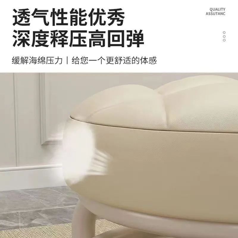 Pulley, Low Stool, Universal Wheel, Small Stool, Seat With Wheels, Children'S Multi-Functional Shoe Changing Stool, Round Stool Pulley, Low Stool, Universal Wheel, Small Stool, Seat With Wheels, Children'S Multi-Functional Shoe Changing Stool, Round Stool - Image 2