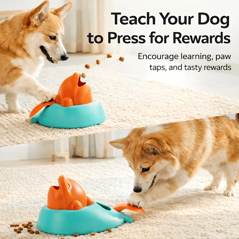 Interaktives Hundespielzeug: Futter-Launcher Für Langsames Fressen, Leckerli-Spender Und Spaß Für Welpen Interaktives Hundespielzeug: Futter-Launcher Für Langsames Fressen, Leckerli-Spender Und Spaß Für Welpen - Image 3