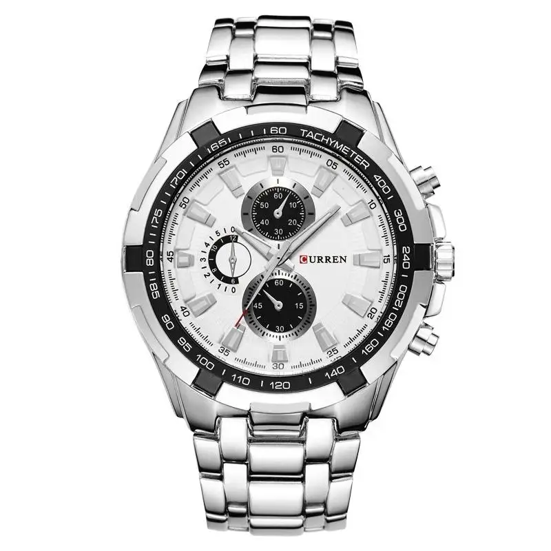 Curren 8023 Quarzuhr Männer Wasserdichte Sport Militär Uhren Herren Business Edelstahl Armbanduhr Männliche Uhr Reloj Hombre Curren 8023 Quarzuhr Männer Wasserdichte Sport Militär Uhren Herren Business Edelstahl Armbanduhr Männliche Uhr Reloj Hombre - Image 16