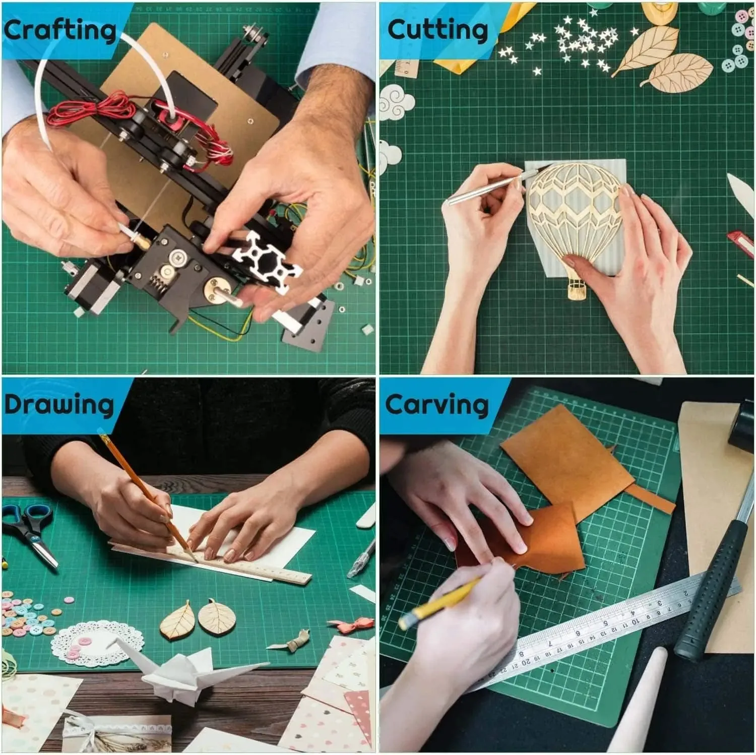 A2 A3 A4 A5 Pvc Schneidematte Doppelseitige Selbstheilung Bord Patchwork Werkzeuge Diy Manuelle Handwerk Künstler Schneiden Messer Schläger Kit A2 A3 A4 A5 Pvc Schneidematte Doppelseitige Selbstheilung Bord Patchwork Werkzeuge Diy Manuelle Handwerk Künstler Schneiden Messer Schläger Kit - Image 6