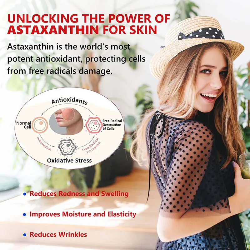 Astaxanthin 24Mg - Promotes Cardiovascular Health &Amp; Accelerates Metabolism Supporting Eye, Joint &Amp; Skin Health Astaxanthin 24Mg - Promotes Cardiovascular Health &Amp; Accelerates Metabolism Supporting Eye, Joint &Amp; Skin Health - Image 3