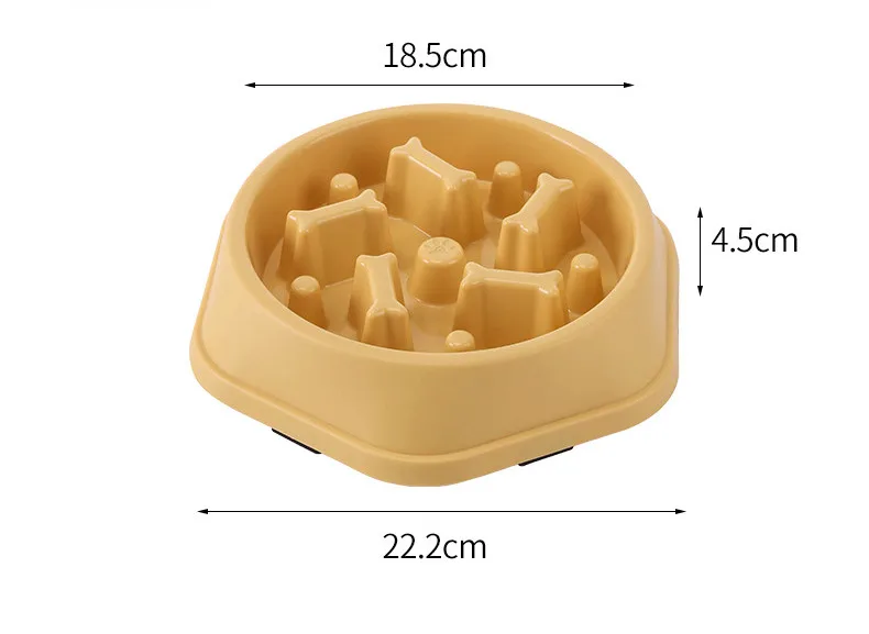 Pet Cat Slow Food Bowl Fat Help Healthy Round Anti-Choking Thickened And Non-Slip Multiple Colors Shapes Pet Cat Slow Food Bowl Fat Help Healthy Round Anti-Choking Thickened And Non-Slip Multiple Colors Shapes - Image 31