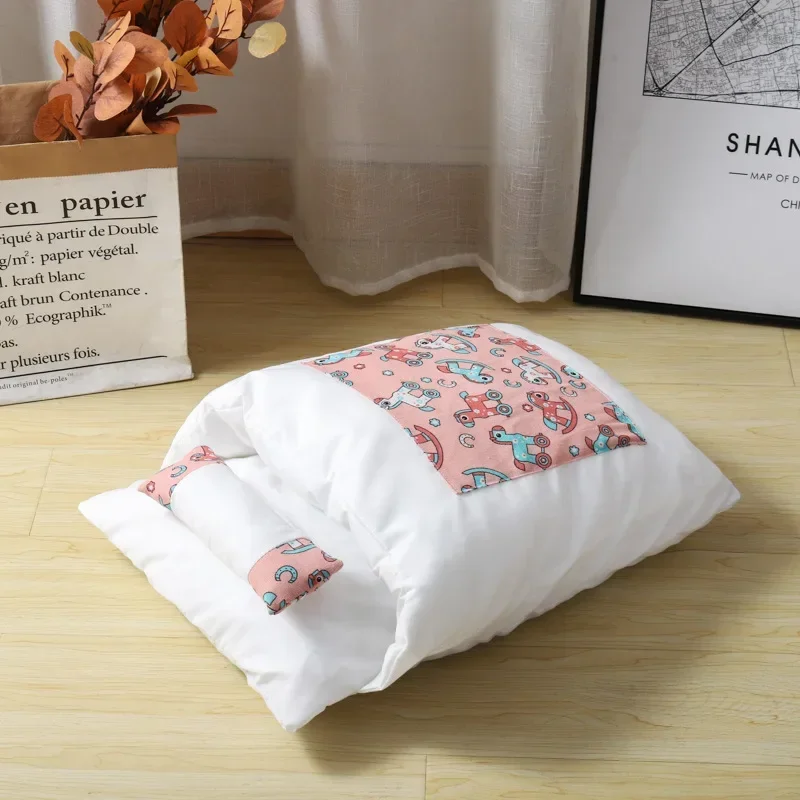 Kawaii Abnehmbares Katzenbett, Haus, Heimbedarf, Produkte Für Erwachsene, Katzen, Großes Haustier, Hundebett, Katzenhaus, Höhle, Bequemes Essen, Niedlich Kawaii Abnehmbares Katzenbett, Haus, Heimbedarf, Produkte Für Erwachsene, Katzen, Großes Haustier, Hundebett, Katzenhaus, Höhle, Bequemes Essen, Niedlich - Image 7