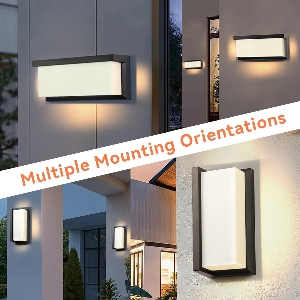 Led Vintage Rechteck Wandleuchte Innen Außen Dekorative Beleuchtung Für Veranda Wohnzimmer Schlafzimmer Hof Balkon Home Decor Led Vintage Rechteck Wandleuchte Innen Außen Dekorative Beleuchtung Für Veranda Wohnzimmer Schlafzimmer Hof Balkon Home Decor - Image 2