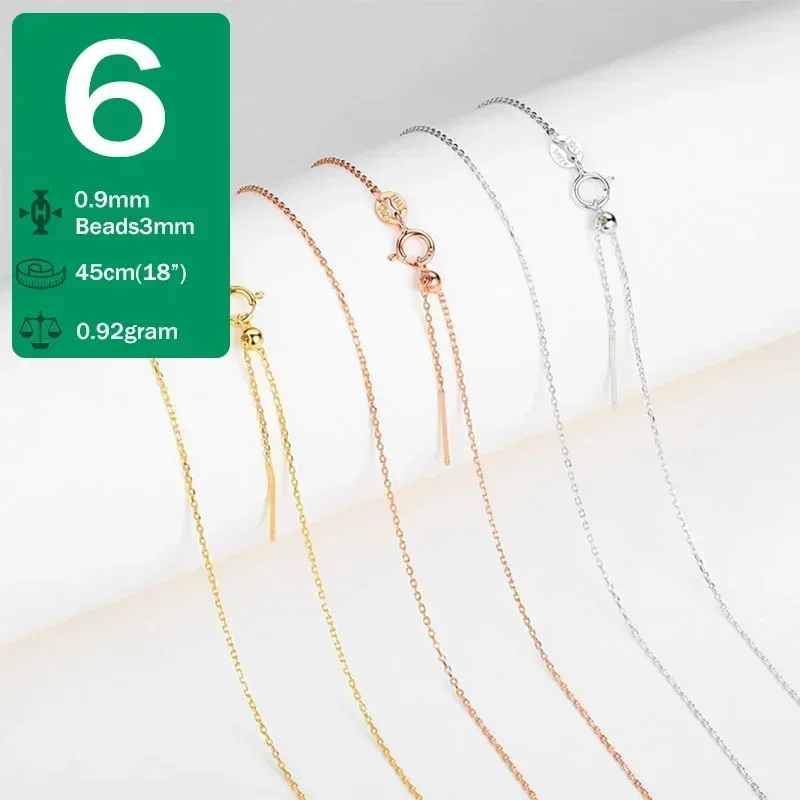 Trustdavis Real 925 Silver Box Cross Chain Fashion Universal Necklace For Women Daily Diy Pendant Necklace Fine Jewelry Dc27 Trustdavis Real 925 Silver Box Cross Chain Fashion Universal Necklace For Women Daily Diy Pendant Necklace Fine Jewelry Dc27 - Image 12