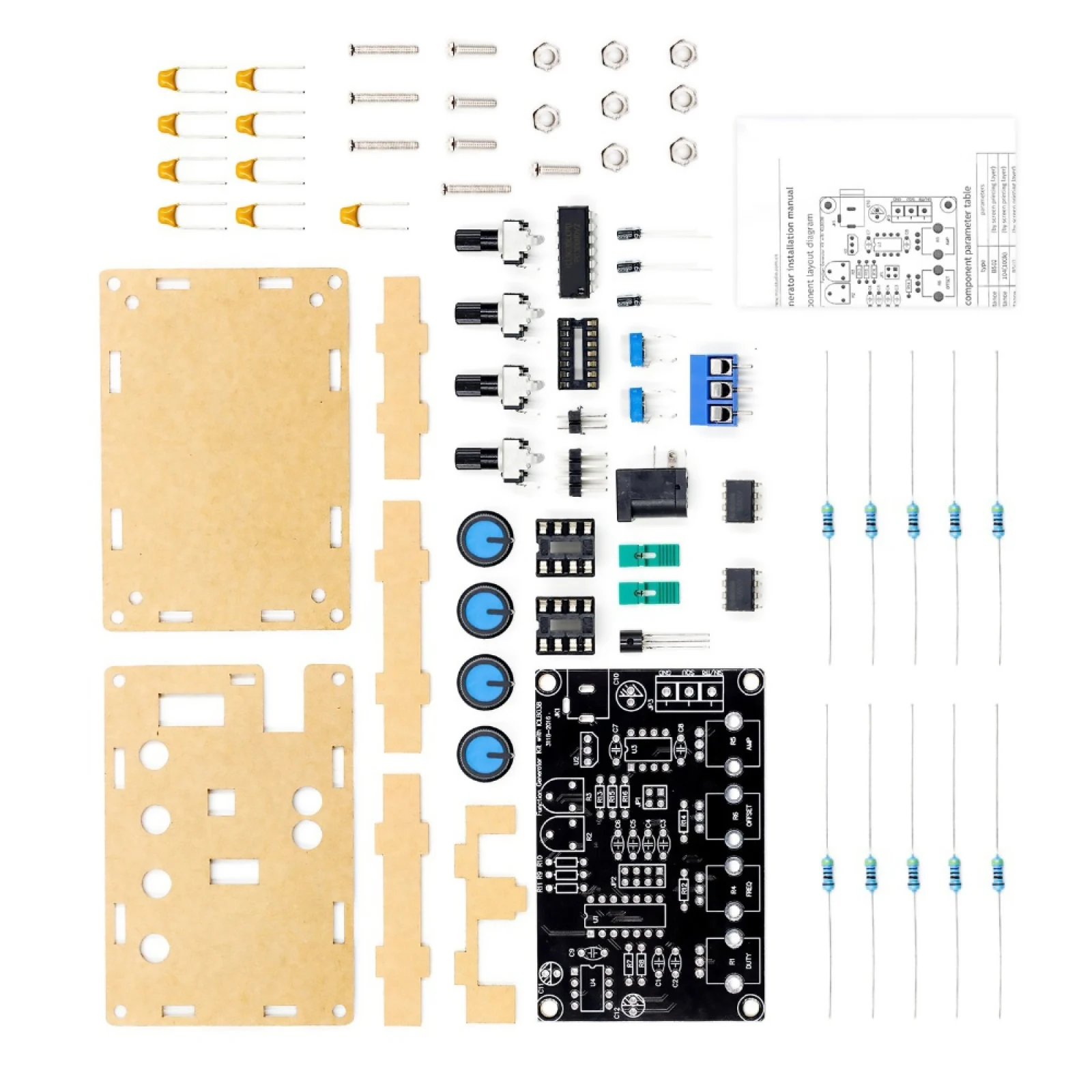Icl8038 Signalgenerator Diy-Bausatz 5 Hz–400 Khz – 12 V Mehrwellen-Signalgenerator Für Elektronikexperimente, Schaltungsbau &Amp; Löten Icl8038 Signalgenerator Diy-Bausatz 5 Hz–400 Khz – 12 V Mehrwellen-Signalgenerator Für Elektronikexperimente, Schaltungsbau &Amp; Löten - Image 6