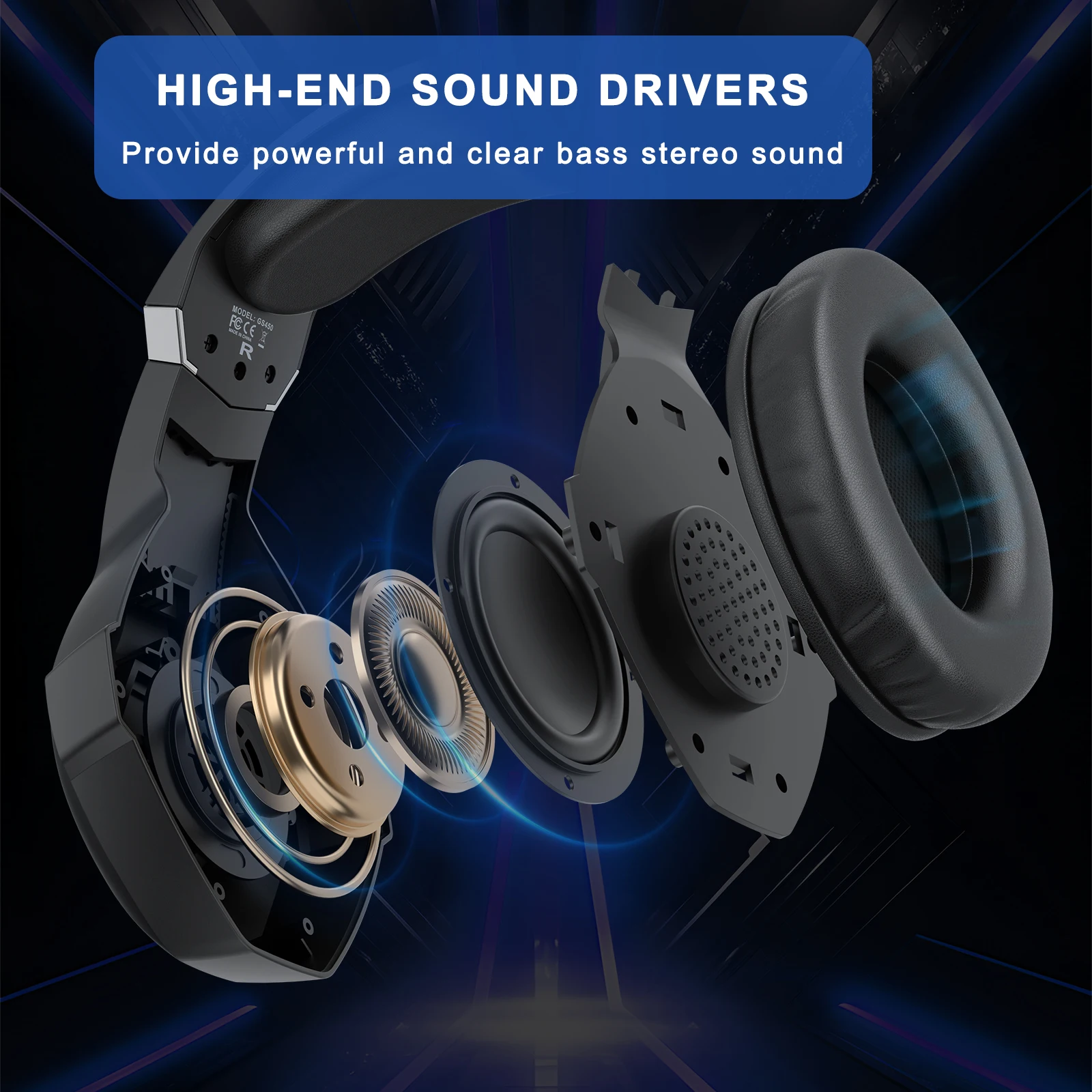 Gaming-Headset Mit Mikrofon Und Rgb-Beleuchtung – Inline-Steuerung, 3,5-Mm-Anschluss Für Pc, Ps4, Ps5, Laptop &Amp; Computer Gaming-Headset Mit Mikrofon Und Rgb-Beleuchtung – Inline-Steuerung, 3,5-Mm-Anschluss Für Pc, Ps4, Ps5, Laptop &Amp; Computer - Image 2