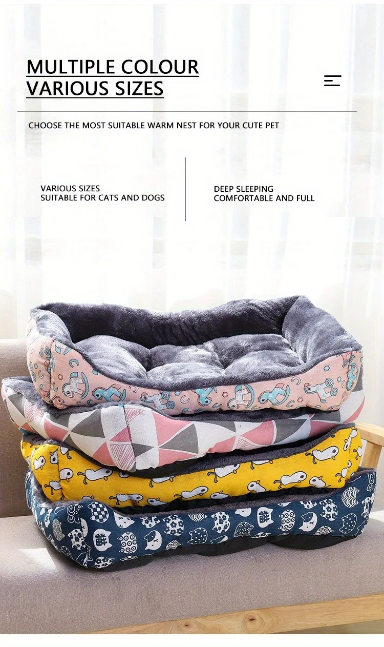 Pet Dog Bed, Sofa Cushion, Seasonal Pet Supplies, Soft And Comfortable Supplies, Large, Medium, And Small Household Cat Beds Pet Dog Bed, Sofa Cushion, Seasonal Pet Supplies, Soft And Comfortable Supplies, Large, Medium, And Small Household Cat Beds - Image 13