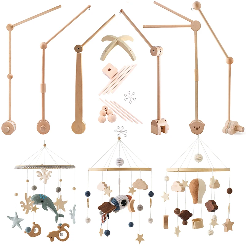 Baby-Holzhalterung, Bettglocke, 0,6 Monate, Spielzeughalterung, Zubehör, Hängehalterung, Weiches Mobiltelefon Auf Dem Bett, Babyzimmer-Dekoration, Kinderbett Baby-Holzhalterung, Bettglocke, 0,6 Monate, Spielzeughalterung, Zubehör, Hängehalterung, Weiches Mobiltelefon Auf Dem Bett, Babyzimmer-Dekoration, Kinderbett