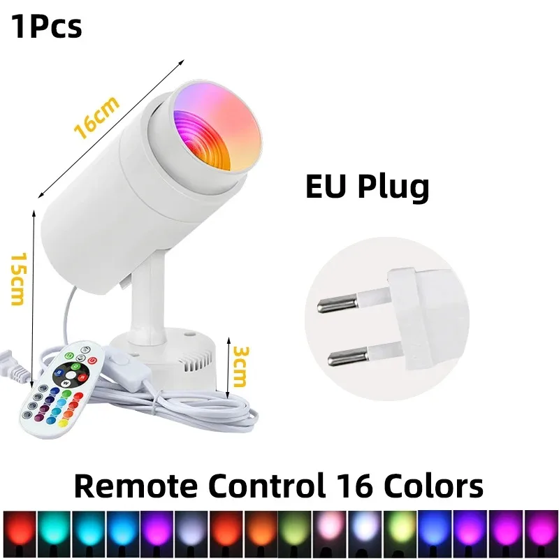 Bühnen Led Strahler Rgb Mit Fernbedienung – Einstellbare Atmosphärenbeleuchtung Für Ktv, Bar, Disco Und Zuhause Bühnen Led Strahler Rgb Mit Fernbedienung – Einstellbare Atmosphärenbeleuchtung Für Ktv, Bar, Disco Und Zuhause - Image 8