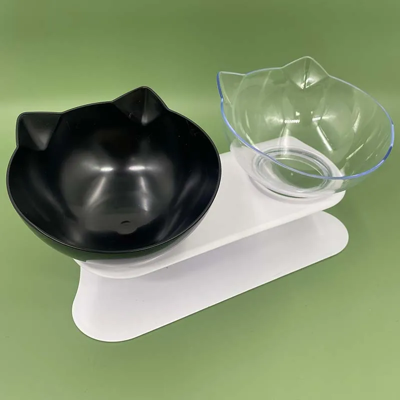 Cat Bowls, Cat Food Bowls Elevated Tilted, Anti Vomiting Kitty Bowl For Puppy And Bunny, Orthopedic For Indoor Cats Cat Bowls, Cat Food Bowls Elevated Tilted, Anti Vomiting Kitty Bowl For Puppy And Bunny, Orthopedic For Indoor Cats - Image 9