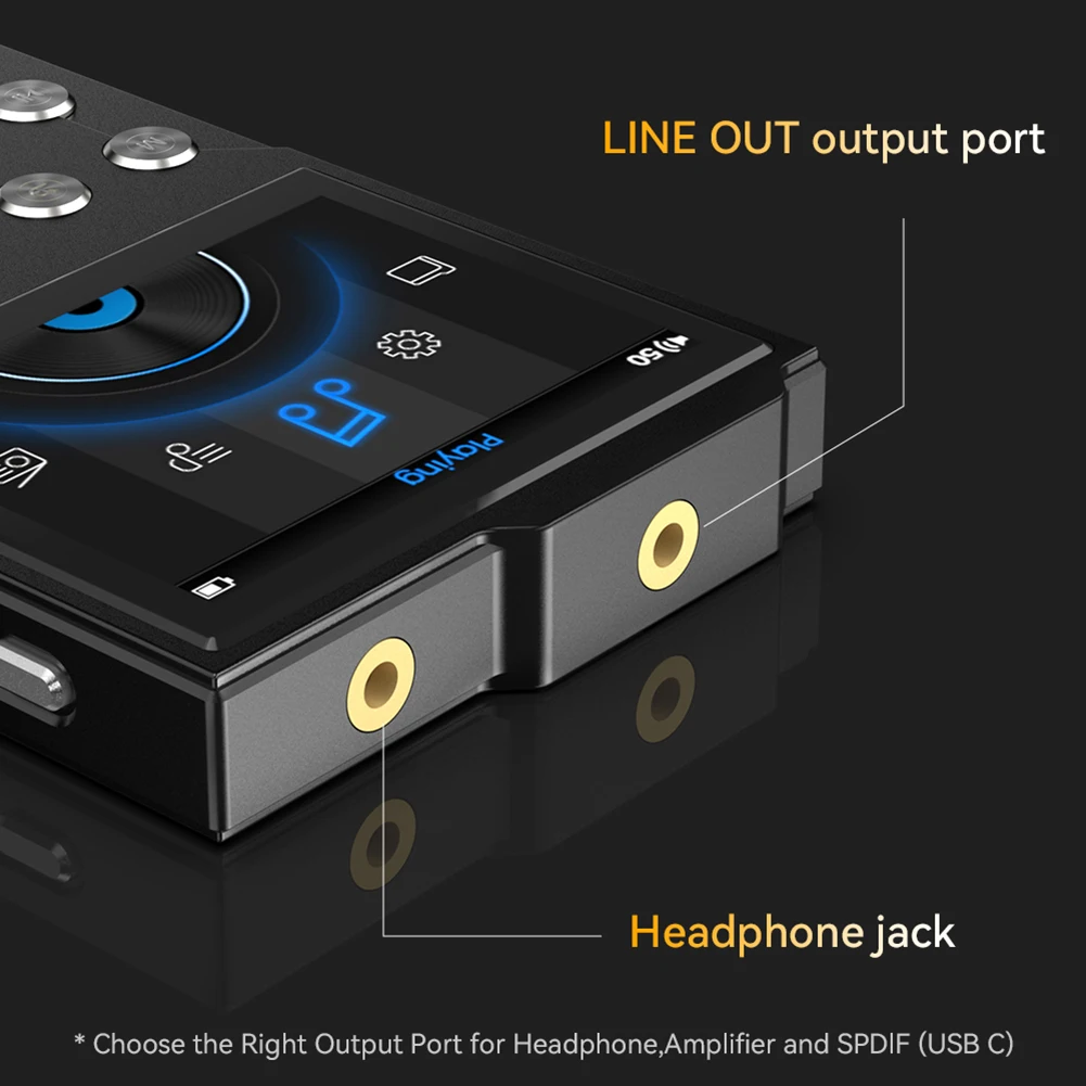 Tragbarer Hifi-Mp3-Musikplayer Mit Bluetooth 5.3 – Digitaler Audioplayer Für Hochwertige Musikwiedergabe Unterwegs Tragbarer Hifi-Mp3-Musikplayer Mit Bluetooth 5.3 – Digitaler Audioplayer Für Hochwertige Musikwiedergabe Unterwegs - Image 6