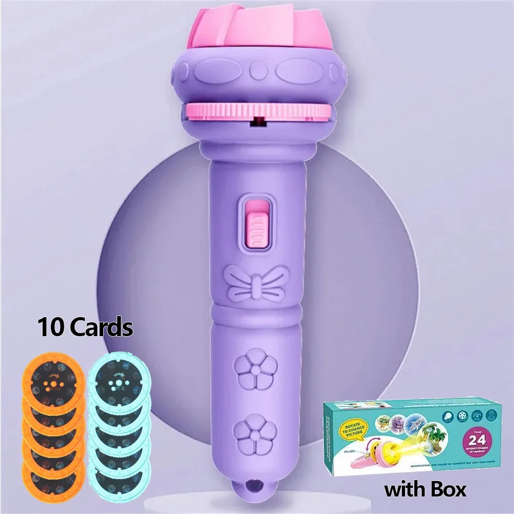 10 Cards Cartoon Projection Flashlight 80 Patterns Creative Children Flashlight Toy Projector Baby Toys Bedtime Story Book Toy 10 Cards Cartoon Projection Flashlight 80 Patterns Creative Children Flashlight Toy Projector Baby Toys Bedtime Story Book Toy - Image 11