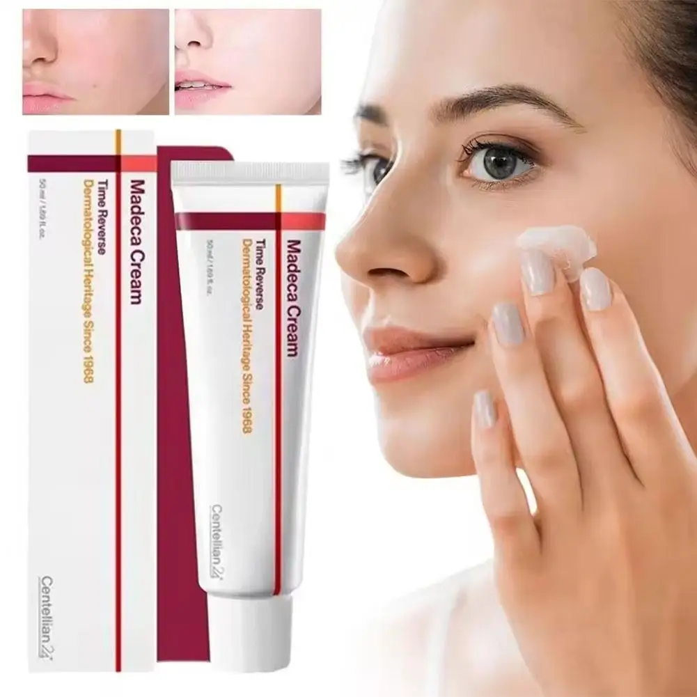 Korean Centella Asiatica Face Cream 50Ml Madeca Time Reverse Anti-Aging Moisturizer Reduces Wrinkles Firms Lightweight Daily Korean Centella Asiatica Face Cream 50Ml Madeca Time Reverse Anti-Aging Moisturizer Reduces Wrinkles Firms Lightweight Daily - Image 4
