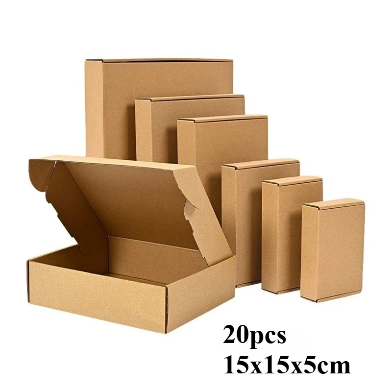 20/10Pcs Wellpappe Box Mailer, Braun Karton Versand Box Wellpappe Mailer Versand Box Kraft Papier Verpackung Box 20/10Pcs Wellpappe Box Mailer, Braun Karton Versand Box Wellpappe Mailer Versand Box Kraft Papier Verpackung Box - Image 12