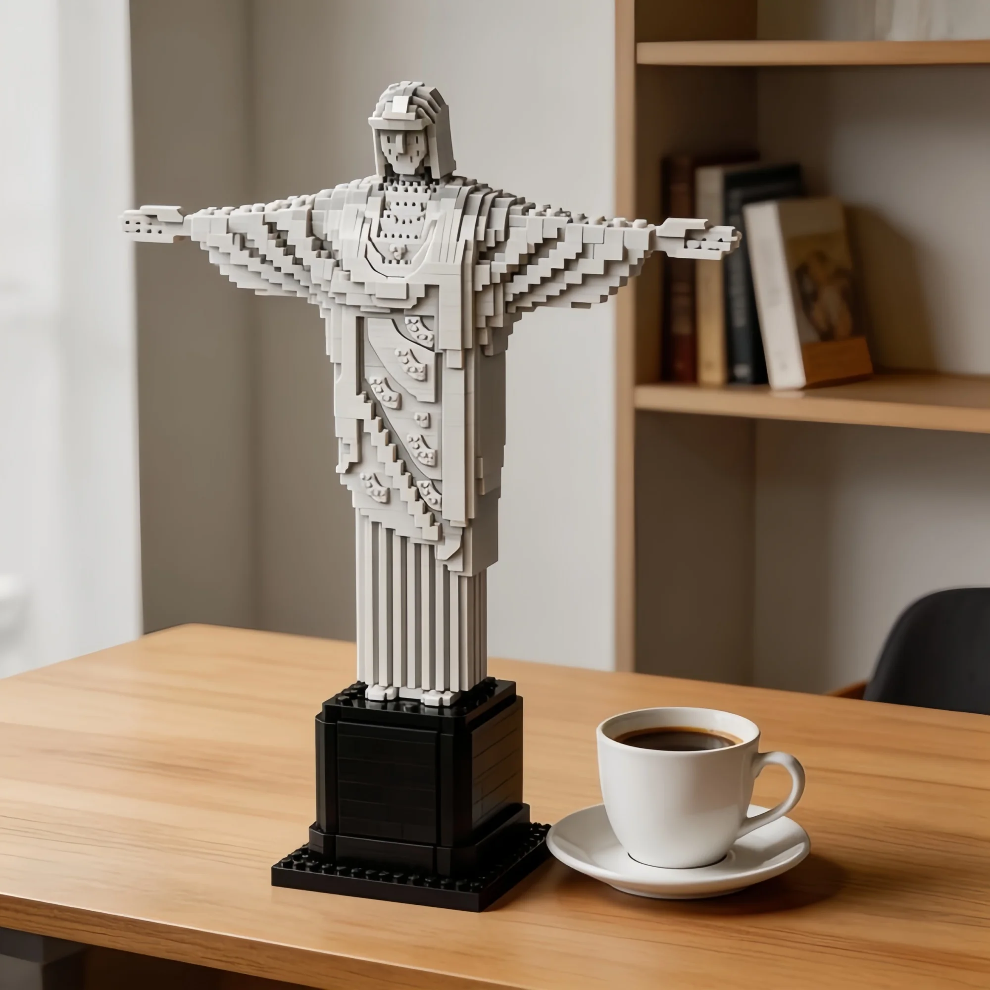 Knew Built 2787 Teile 45Cm Christus Der Erlöser Modell: Episches Brasilien-Wahrzeichen Mikro-Bausteine, Weltarchitektur Diy-Set, Heiliges Geschenk Knew Built 2787 Teile 45Cm Christus Der Erlöser Modell: Episches Brasilien-Wahrzeichen Mikro-Bausteine, Weltarchitektur Diy-Set, Heiliges Geschenk - Image 6