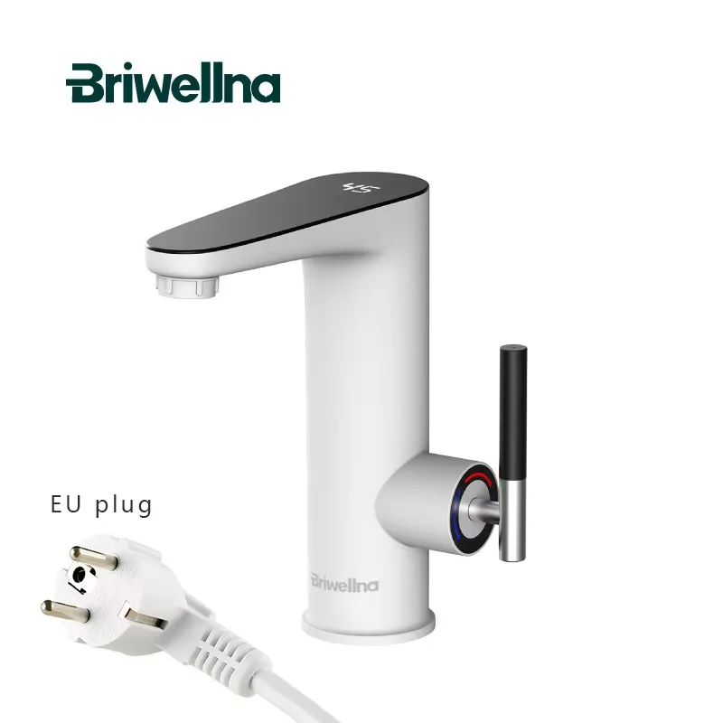 Briwellna Elektrischer Warmwasserbereiter, Warmwasserhahn, 2-In-1-Waschtischarmatur, Durchlauferhitzer, 220 V, Durchlauferhitzer, Wasserhahn Für Zuhause Briwellna Elektrischer Warmwasserbereiter, Warmwasserhahn, 2-In-1-Waschtischarmatur, Durchlauferhitzer, 220 V, Durchlauferhitzer, Wasserhahn Für Zuhause - Image 5