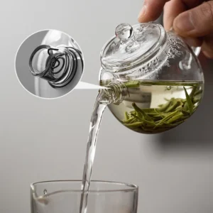 Mini-Glas-Teekanne