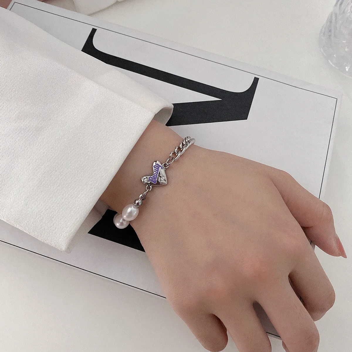 Armband Aus Zinklegierung, Funkelndes Zirkon-Blumenarmband, Handgefertigtes Armband Aus Legierung Für Den Täglichen Gebrauch, Modeaccessoire, Party Armband Aus Zinklegierung, Funkelndes Zirkon-Blumenarmband, Handgefertigtes Armband Aus Legierung Für Den Täglichen Gebrauch, Modeaccessoire, Party - Image 32