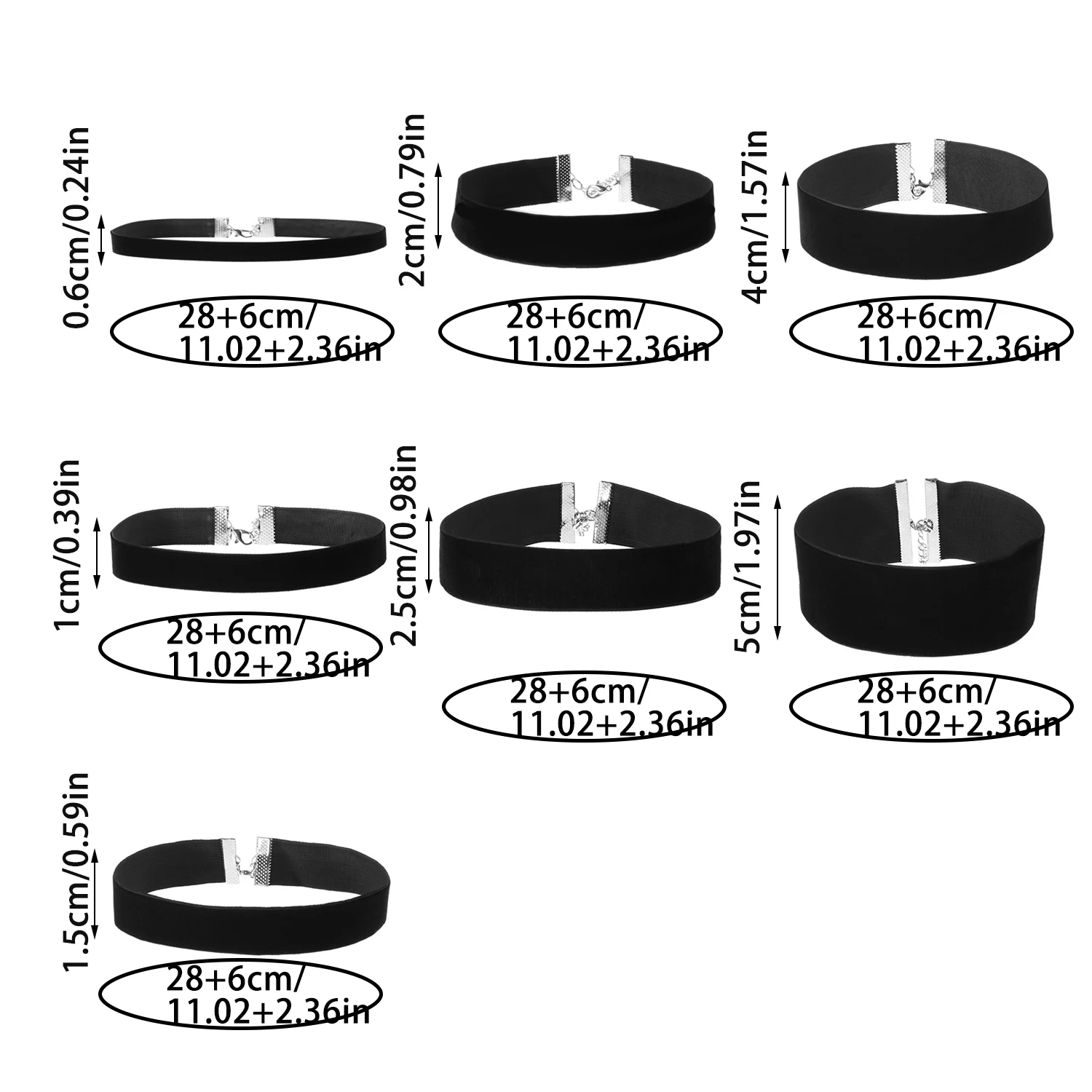 Goth Black Velvet Choker Halsketten Gothic Style Seil Frauen Hals Dekoration Choker Schmuck Am Halskragen Für Mädchen Kpop Goth Black Velvet Choker Halsketten Gothic Style Seil Frauen Hals Dekoration Choker Schmuck Am Halskragen Für Mädchen Kpop - Image 5