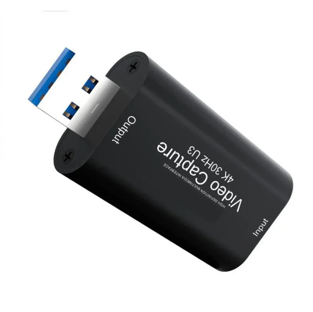 4K Hdmi-Video-Aufnahmekarte Usb 3.0/2.0 – Video Grabber Für Ps4, Gaming, Dvd, Camcorder, Kamera &Amp; Live-Streaming Video Grabber