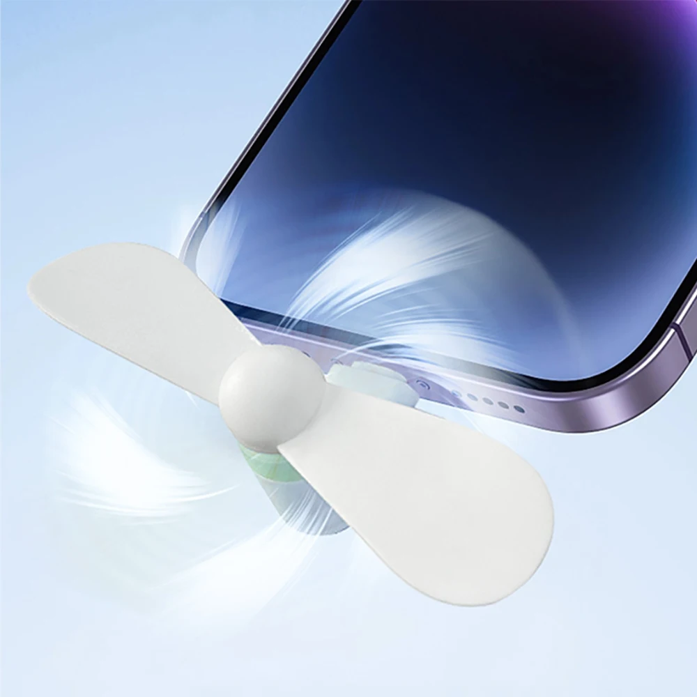 Handy Kühler Kreative Mini Tragbare Telefon Fan Handheld Fans Lade Schatz Lüfter USB Gadget Fans Coole Gadgets – Bild 2