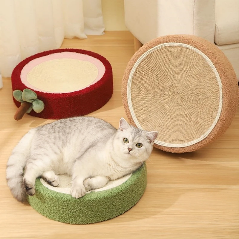 Cat Scratcher 2 In 1 Cat Anti Scratch Bed Cute Shape Cat Scratching Bed Round Cat Scratch Protection Paw Toy Gatos Accesorios Cat Scratcher 2 In 1 Cat Anti Scratch Bed Cute Shape Cat Scratching Bed Round Cat Scratch Protection Paw Toy Gatos Accesorios - Image 3