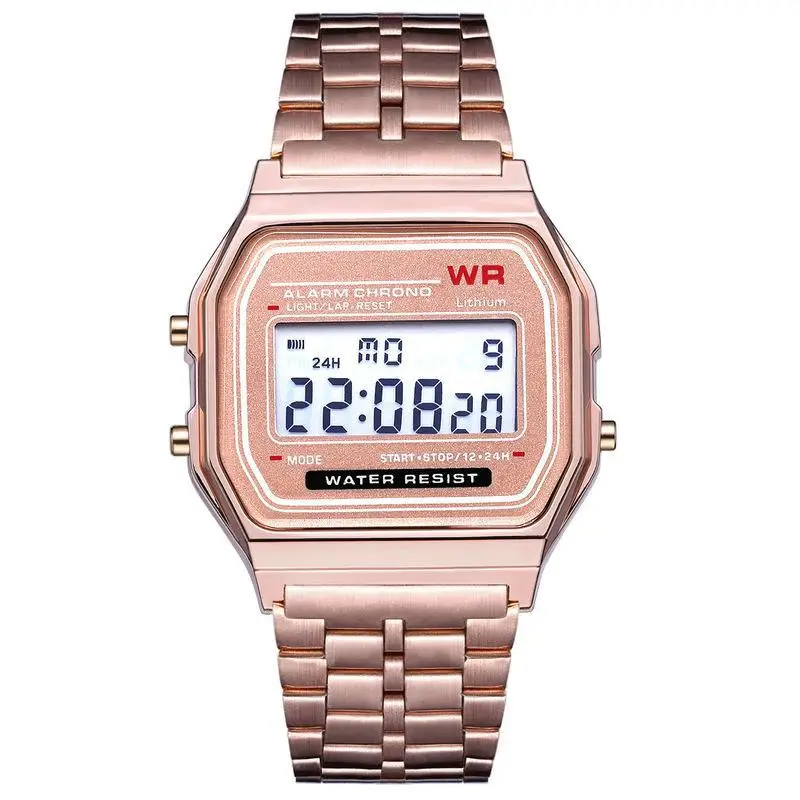 Frauen Männer Unisex Uhr Gold Silber Schwarz Vintage Led Digital Sport Militär Armbanduhren Elektronische Digitale Geschenk Geschenk Männlich Frauen Männer Unisex Uhr Gold Silber Schwarz Vintage Led Digital Sport Militär Armbanduhren Elektronische Digitale Geschenk Geschenk Männlich - Image 7