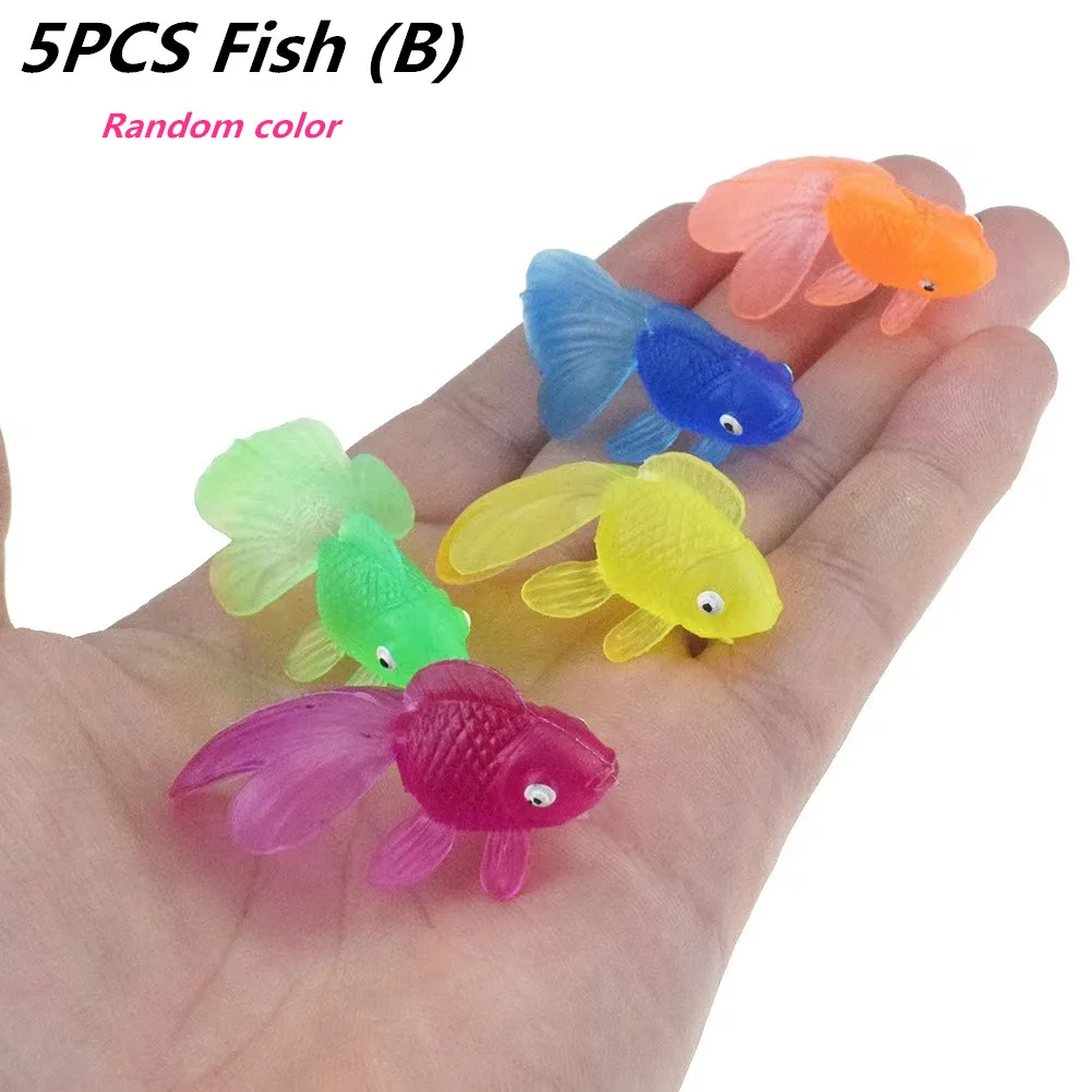 Children'S 10Pcs/Set Kawaii Simulation Rubber Goldfish Baby Bath Water Play Games Toys For Kids Toddlers Bathing Shower Gifts Children'S 10Pcs/Set Kawaii Simulation Rubber Goldfish Baby Bath Water Play Games Toys For Kids Toddlers Bathing Shower Gifts - Image 8