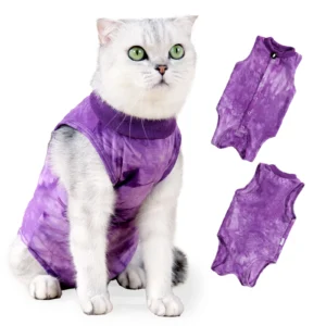 Katzen sterilisation weste für kleine mittelgroße Katzen Anti-Leck-Chirurgie Erholungs anzug Welpen Kätzchen Outfits Katzen bedarf