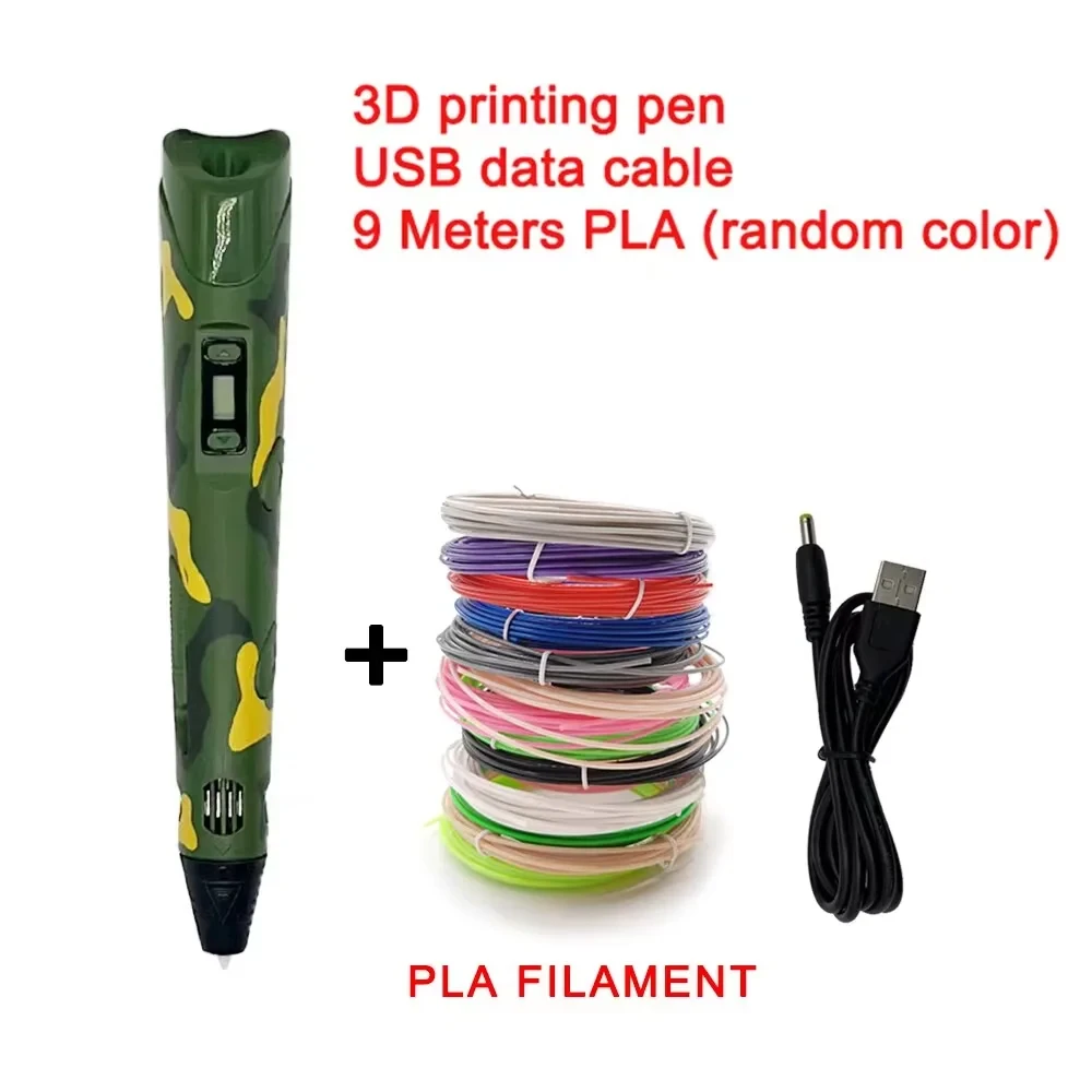 Homefish Elektronischer 3D-Druckstift Mit 9M Pla-Verbrauchsmaterial Hochtemperatur 3D-Graffiti-Werkzeug Intelligentes Spielzeug Geschenk Homefish Elektronischer 3D-Druckstift Mit 9M Pla-Verbrauchsmaterial Hochtemperatur 3D-Graffiti-Werkzeug Intelligentes Spielzeug Geschenk - Image 8