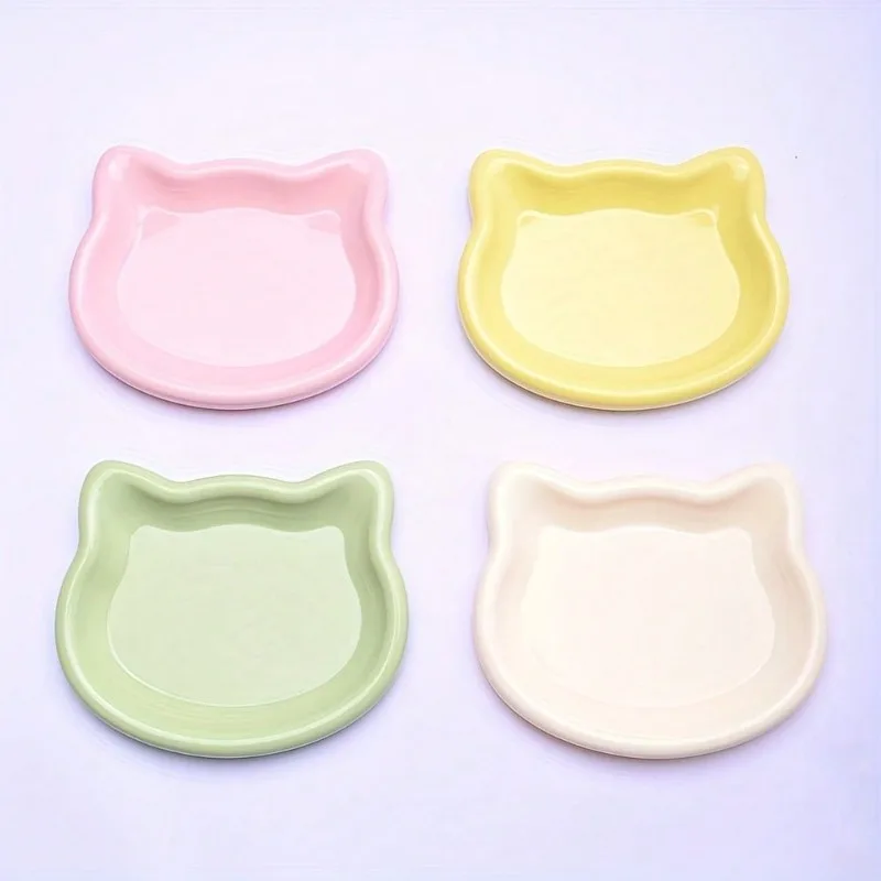 Home Pet Cat Bowl - Plastic Food Dish For Kittens Low-Profile Bowl For Canned Snacks Freeze-Dried Non-Slip Cat Feeding Plate Home Pet Cat Bowl - Plastic Food Dish For Kittens Low-Profile Bowl For Canned Snacks Freeze-Dried Non-Slip Cat Feeding Plate - Image 6
