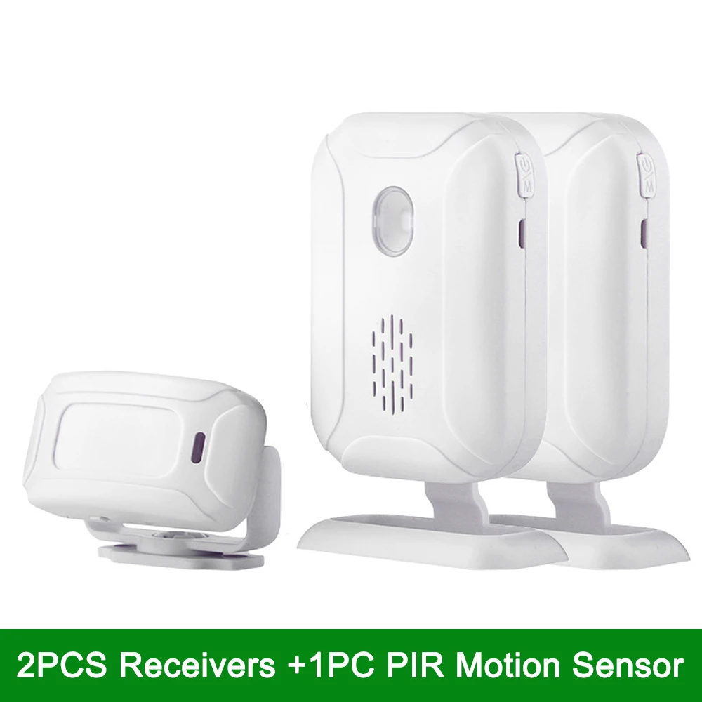 Kabellose Bewegungsmelder-Türklingel Mit Pir-Sensor – Besucheranzeige Mit Alarmton Für Zuhause, Geschäft, Shop &Amp; Eingangsbereich Kabellose Bewegungsmelder-Türklingel Mit Pir-Sensor – Besucheranzeige Mit Alarmton Für Zuhause, Geschäft, Shop &Amp; Eingangsbereich - Image 9