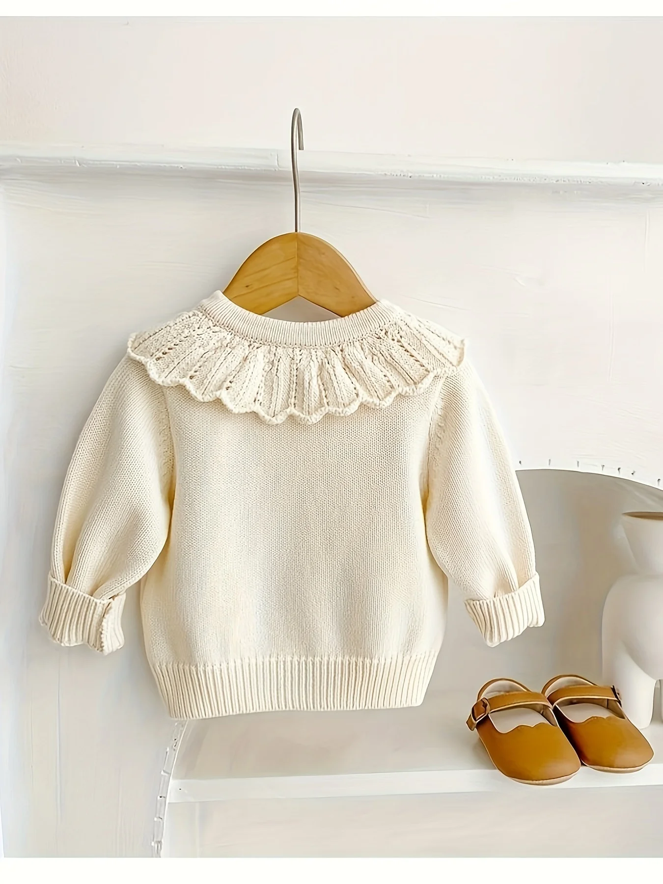 Autumn And Winter Baby Knitted Cardigan Baby Girl Tops Toddler Winter Baby Style Warm Sweater Autumn And Winter Baby Knitted Cardigan Baby Girl Tops Toddler Winter Baby Style Warm Sweater - Image 4