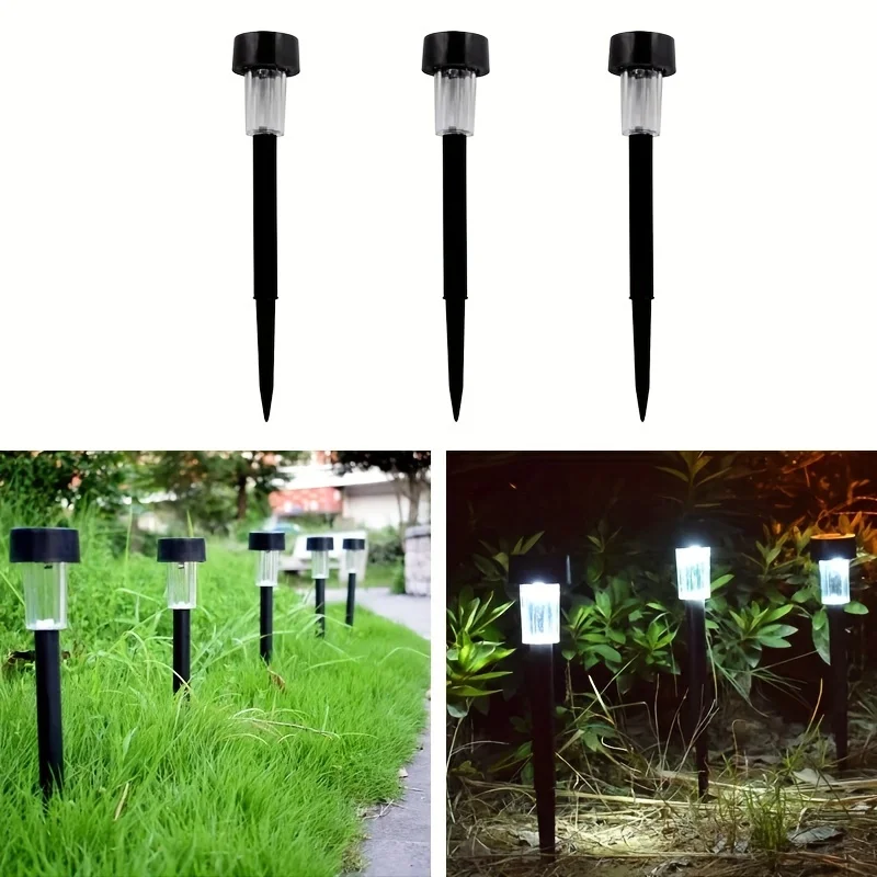 Solar-Gartenleuchte Für Den Außenbereich, Solarbetriebene Lampe, Wasserdichte Landschaftslaterne, Beleuchtung Für Wege, Terrasse, Dekorative Led, 10 Stück Solar-Gartenleuchte Für Den Außenbereich, Solarbetriebene Lampe, Wasserdichte Landschaftslaterne, Beleuchtung Für Wege, Terrasse, Dekorative Led, 10 Stück - Image 5
