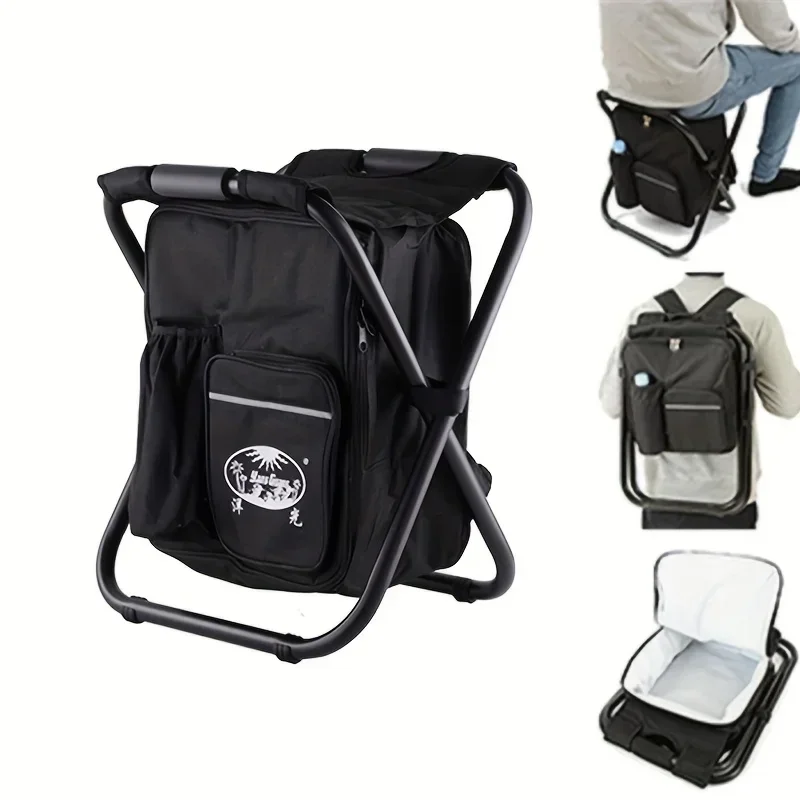 Outdoor Camping, Portable Folding Stool, Thermal Insulation Bag, Lightweight Luggage, Foldable, Multi-Functional Stool Outdoor Camping, Portable Folding Stool, Thermal Insulation Bag, Lightweight Luggage, Foldable, Multi-Functional Stool - Image 10