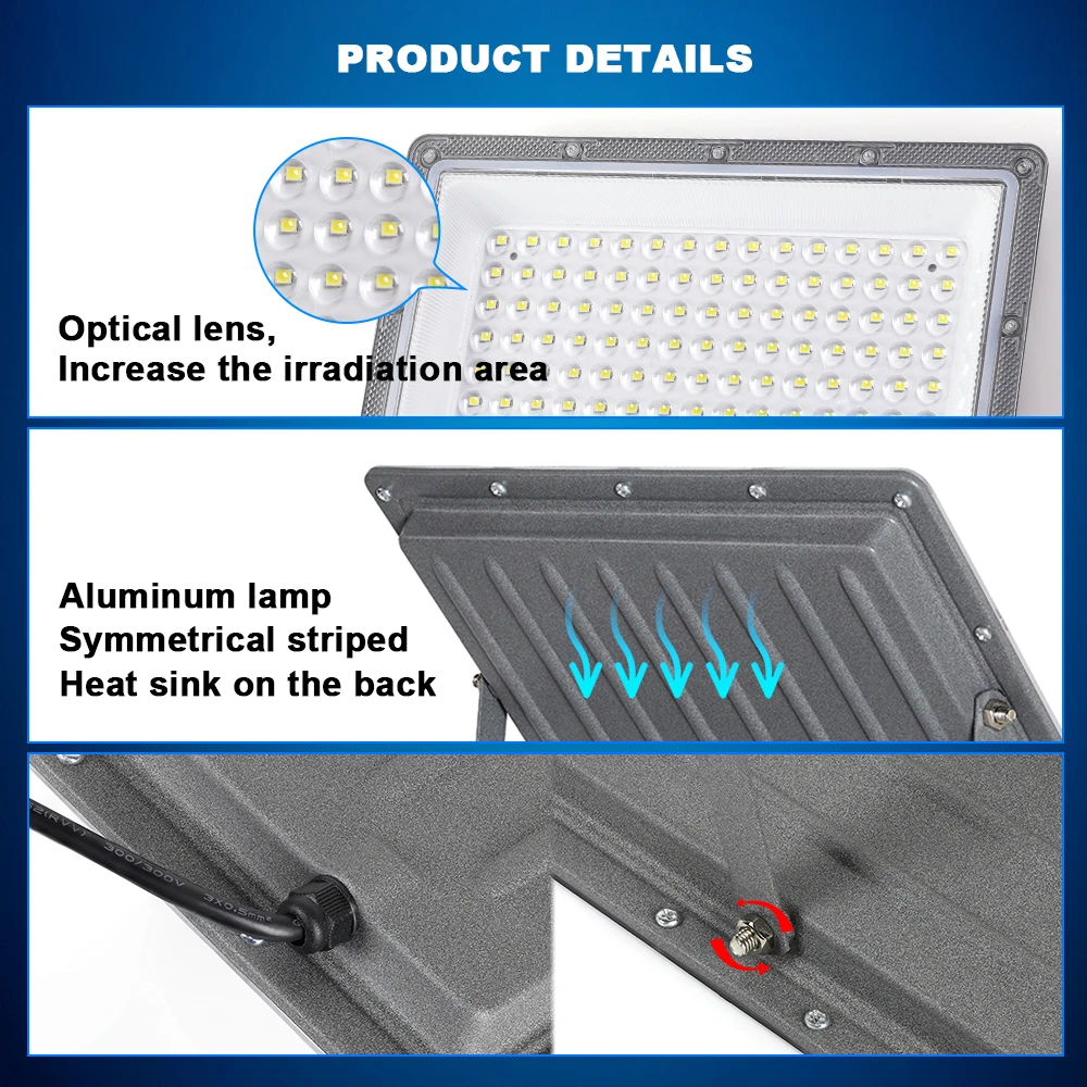 50W Led Flutlicht 220V – Ip65 Außenstrahler Für Garten, Straße Und Outdoor-Beleuchtung 50W Led Flutlicht 220V – Ip65 Außenstrahler Für Garten, Straße Und Outdoor-Beleuchtung - Image 4