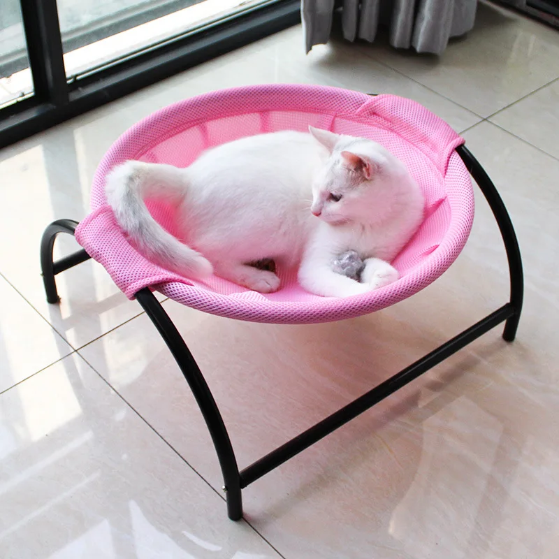 Katzen- Und Hundebett, Hängematte Für Haustiere, Freistehendes Katzenschlafbett, Haustierzubehör, Vollständig Waschbar, Abnehmbar, Einfache Montage, Für Innen Und Außen Katzen- Und Hundebett, Hängematte Für Haustiere, Freistehendes Katzenschlafbett, Haustierzubehör, Vollständig Waschbar, Abnehmbar, Einfache Montage, Für Innen Und Außen - Image 2
