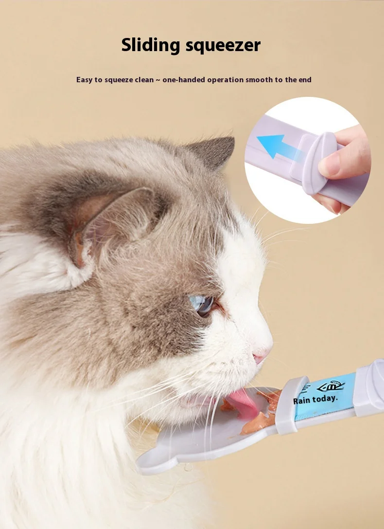 Cat Strip Squeeze Spoons Strip Feeder Wet Treats Dispense Spoon Candy Color Pet Food Spoons For Cats Liquid Snack And Wet Food Cat Strip Squeeze Spoons Strip Feeder Wet Treats Dispense Spoon Candy Color Pet Food Spoons For Cats Liquid Snack And Wet Food - Image 13