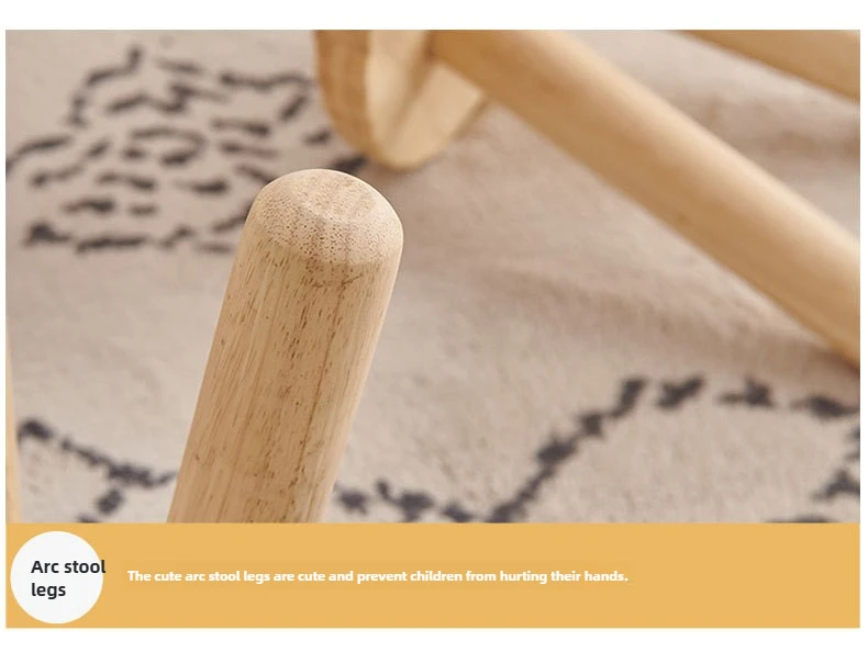 Creative All Solid Wood Small Stool Modern Shoe Stool Kindergarten Original Wood Color Stools Children'S Home Small Stools Creative All Solid Wood Small Stool Modern Shoe Stool Kindergarten Original Wood Color Stools Children'S Home Small Stools - Image 38